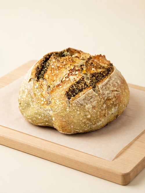 Zaatar sourdough loaf by Crumb please